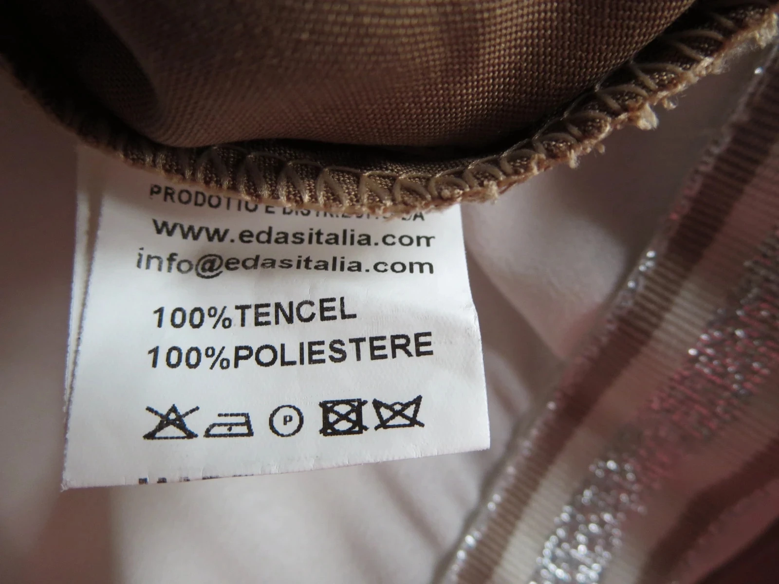 Blouse élégante EDAS avec strass Taille 48  100% tencel – photo 4